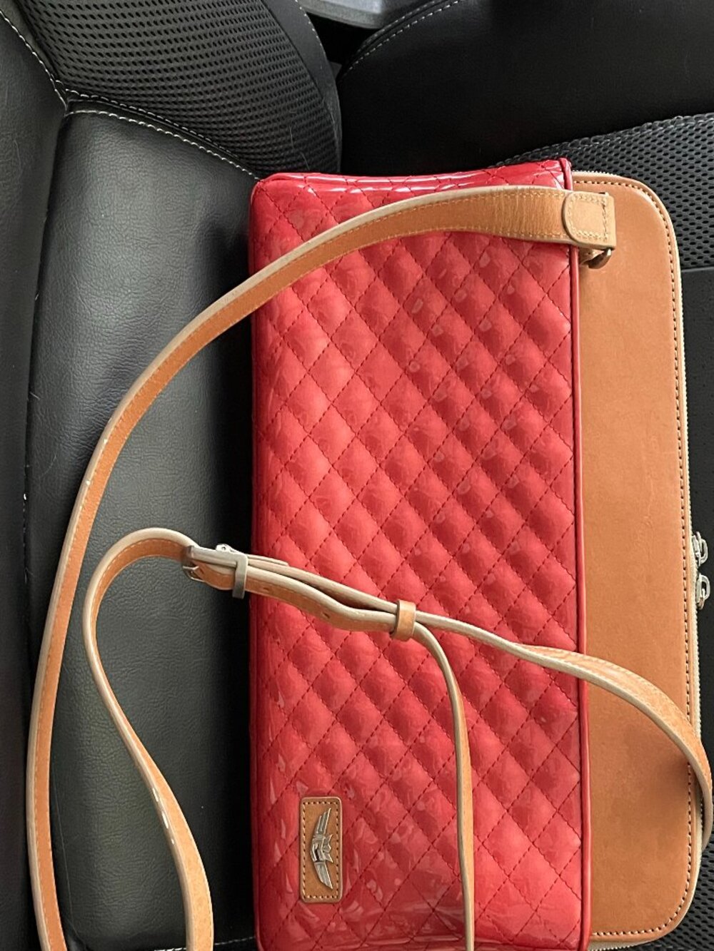 NWOT Consuela Pink Scream Candy Crush Slim Crossbody
